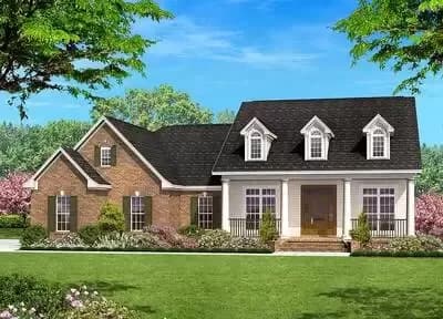 3 Bedroom House Plan with Formal and Informal Dining Options - 1700 Sq Ft