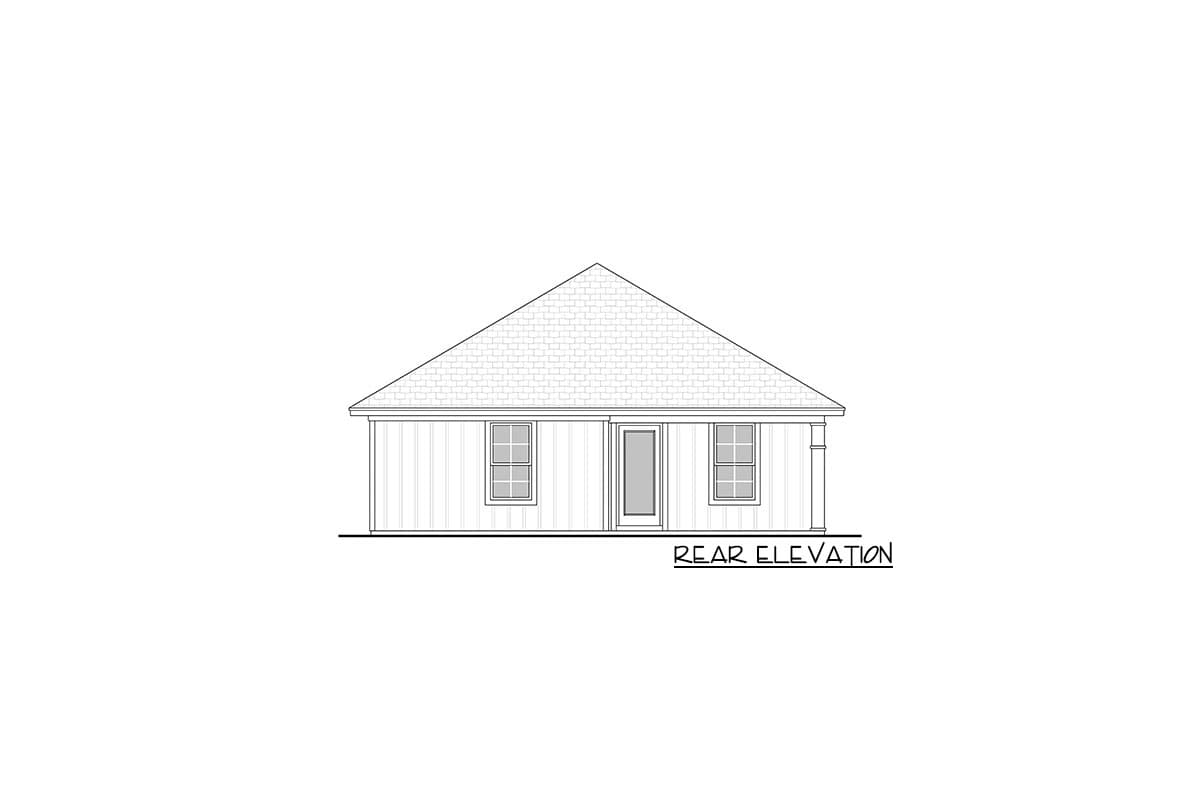 Plan 11739HZ: Narrow Lot Cottage Home Plan - Image #8 - Cottage, Country, Traditional
