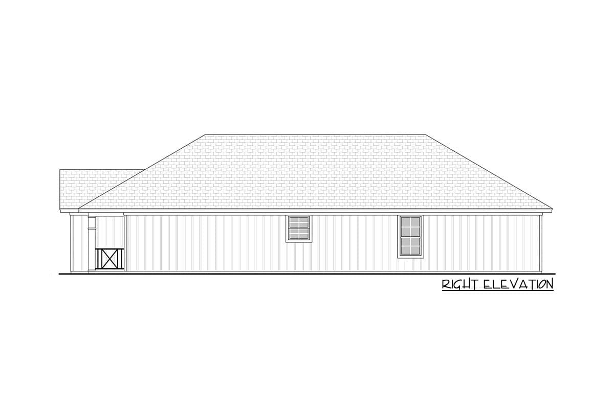 Plan 11739HZ: Narrow Lot Cottage Home Plan - Image #9 - Cottage, Country, Traditional