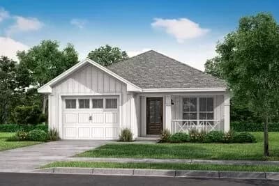 Narrow Lot Cottage Home Plan