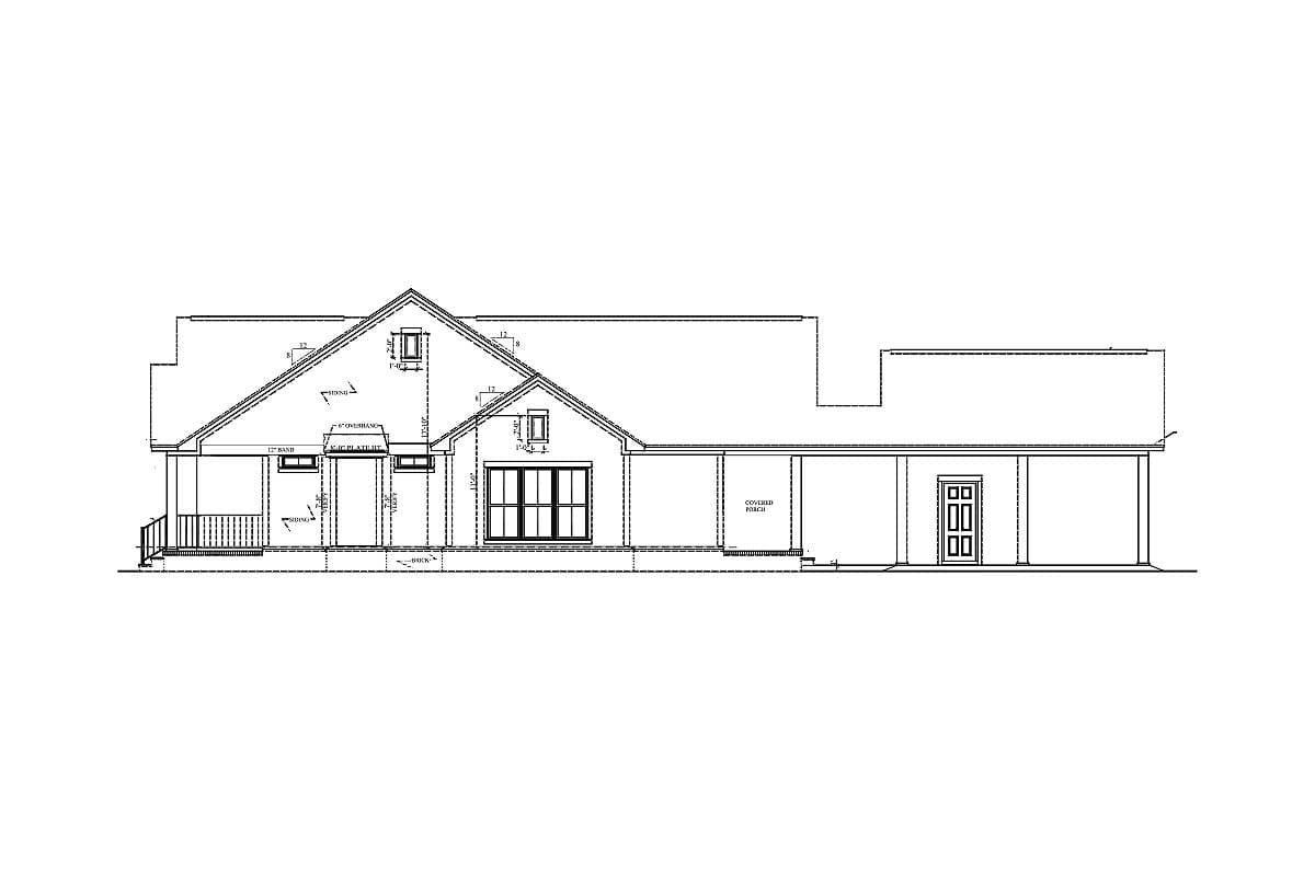 Plan 11741HZ: 1375 Square Foot 3-Bed Cottage House Plan with Optional Carport - Image #5 - Cottage, Country, Northwest