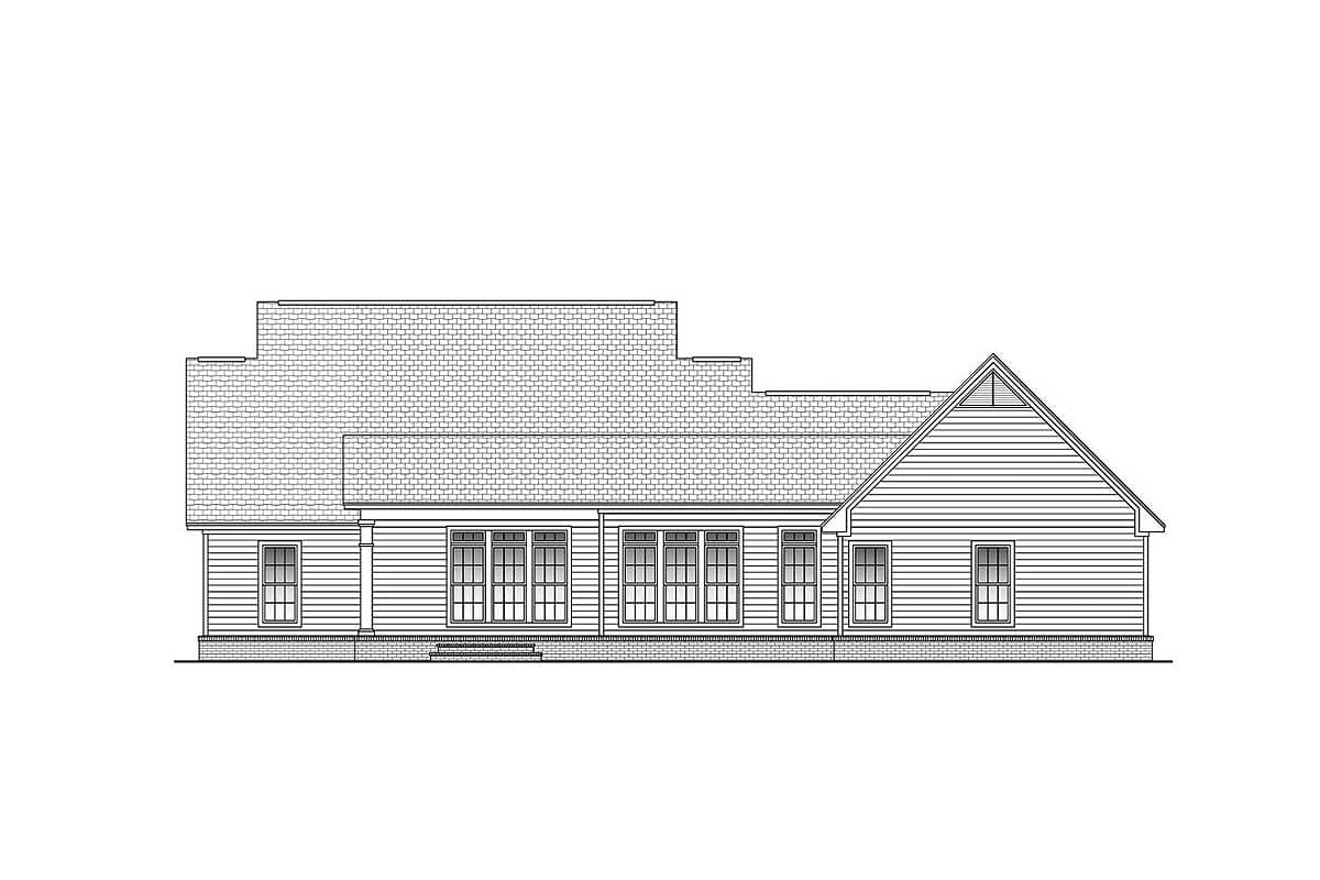 Plan 11745HZ: Classic Country Style Home Plan - Image #11 - Country, Farmhouse, Traditional