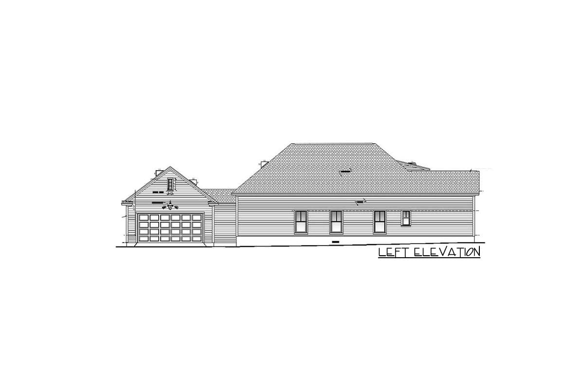 Plan 11755HZ: Cozy 3 Bedroom Cottage House Plan - Image #13 - Cottage, Country, Farmhouse, Southern