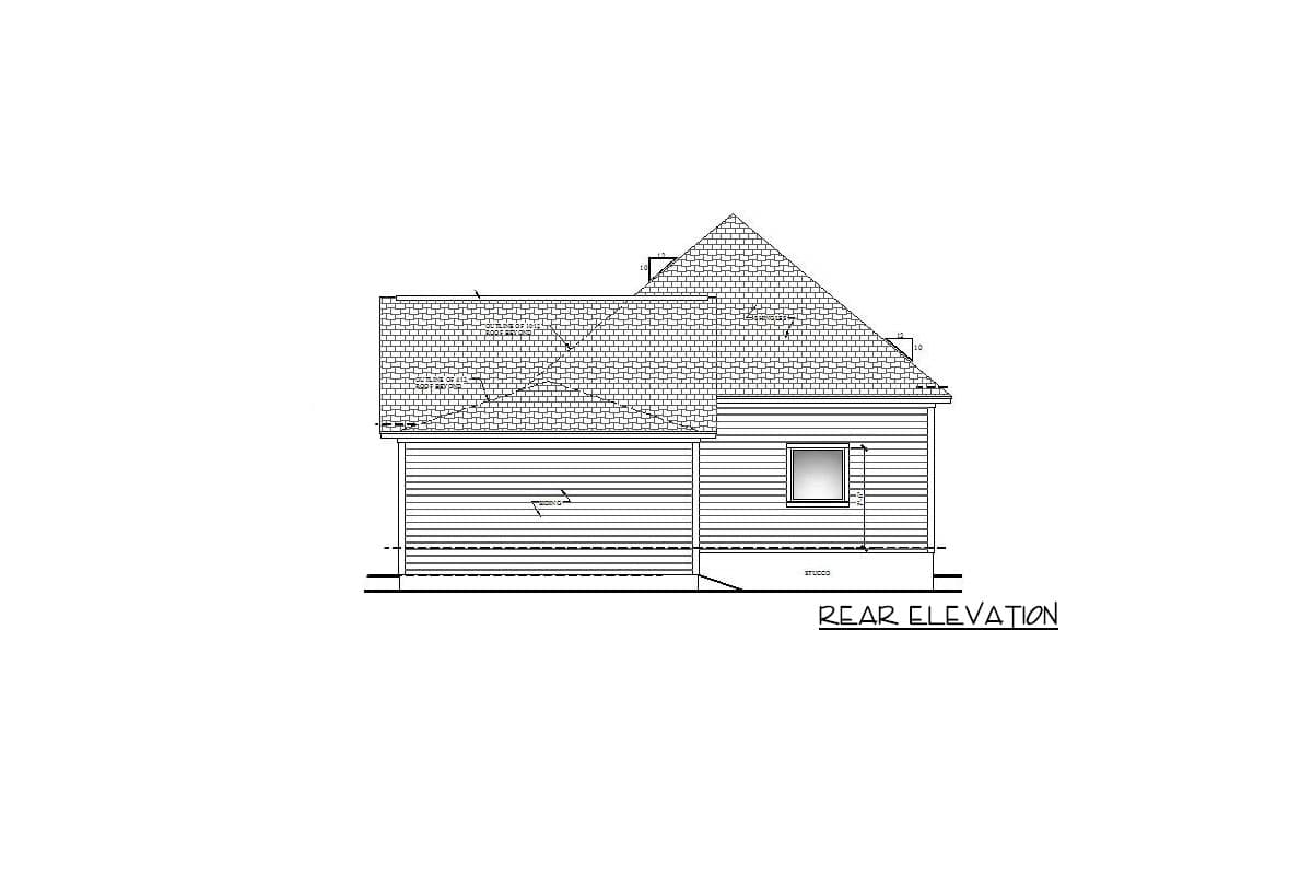 Plan 11755HZ: Cozy 3 Bedroom Cottage House Plan - Image #14 - Cottage, Country, Farmhouse, Southern