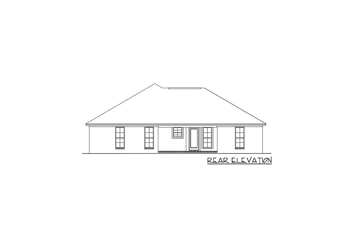 Plan 11757HZ: 3-Bedroom Split Layout House Plan - Image #10 - Country, Ranch, Traditional