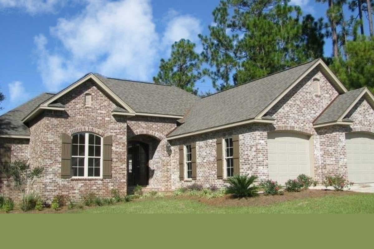 Plan 11759HZ: Three Bedroom Home Plan with Split Layout - 1800 Sq Ft - Image #4 - Acadian, French Country, Louisiana-Style, Traditional