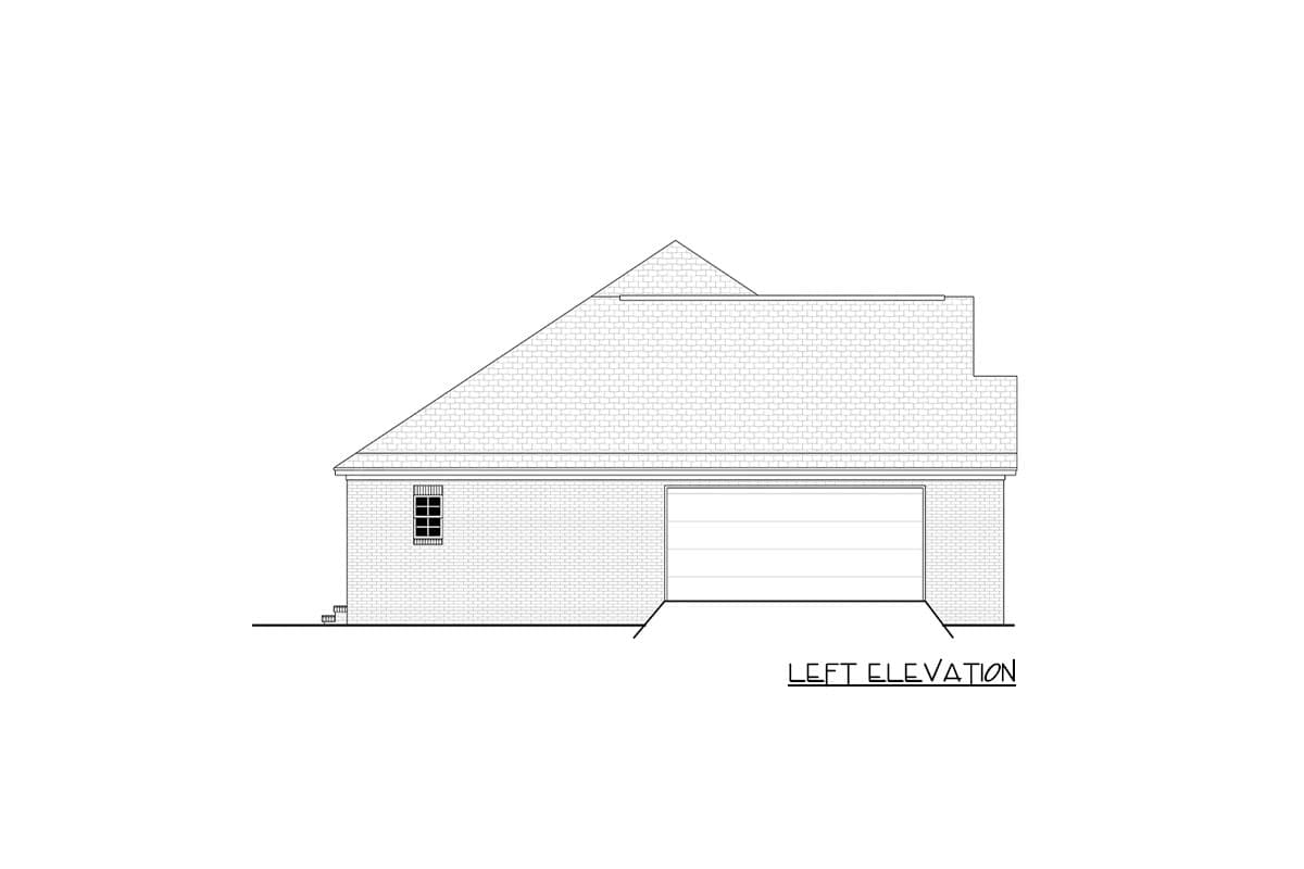 Plan 11761HZ: Southern French Country Home Plan with 3 Beds Plus Bonus - 1500 Sq Ft - Image #6 - Acadian, European, French Country, Louisiana-Style, Southern