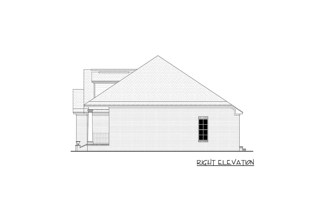 Plan 11761HZ: Southern French Country Home Plan with 3 Beds Plus Bonus - 1500 Sq Ft - Image #8 - Acadian, European, French Country, Louisiana-Style, Southern