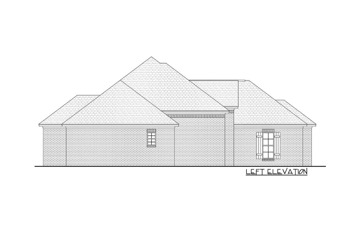 Plan 11765HZ: Large And Open Floor Plan - Image #4 - European, French Country, Southern