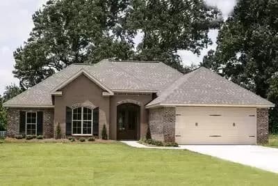 One-Story House Plan with Ideal Floor Plan - 1750 Sq Ft