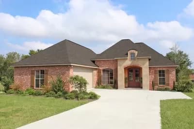 3 Bedroom Acadian House Plan