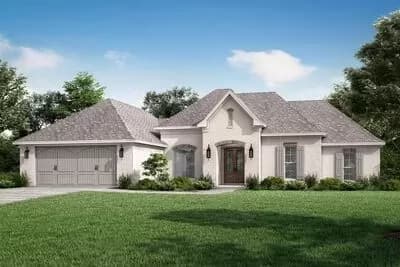 3-Bedroom French Country House Plan