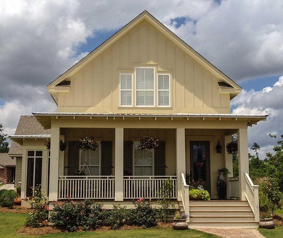 Plan 11775HZ: 3 Bedroom Narrow Lot House Plan - Image #4 - Cottage, Country, Traditional