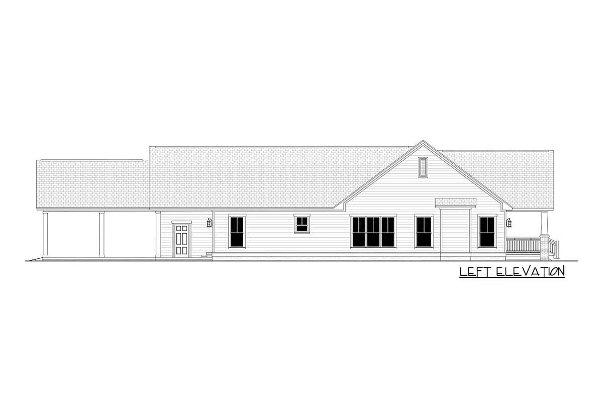 Plan 11778HZ: 3 Bedroom Bungalow House Plan - 1800 Sq Ft - Image #6 - Cottage, Country, Craftsman