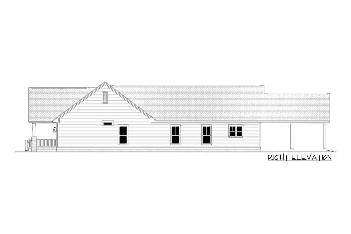 Plan 11778HZ: 3 Bedroom Bungalow House Plan - 1800 Sq Ft - Image #8 - Cottage, Country, Craftsman
