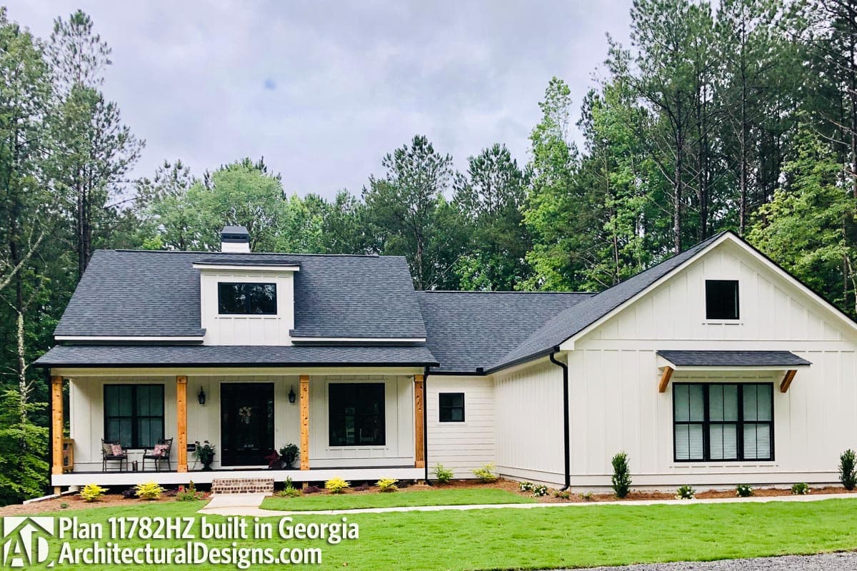 Plan 11782HZ: 3 Bedrooms and Porches Front and Back - Image #7 - Country, Craftsman, Northwest, Ranch, Traditional