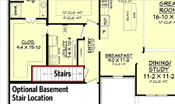 Plan 11782HZ: 3 Bedrooms and Porches Front and Back - Floor Plan - Optional - Country, Craftsman, Northwest, Ranch, Traditional