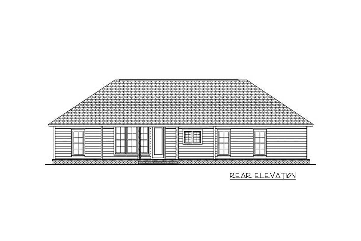 Plan 11782HZ: 3 Bedrooms and Porches Front and Back - Image #9 - Country, Craftsman, Northwest, Ranch, Traditional