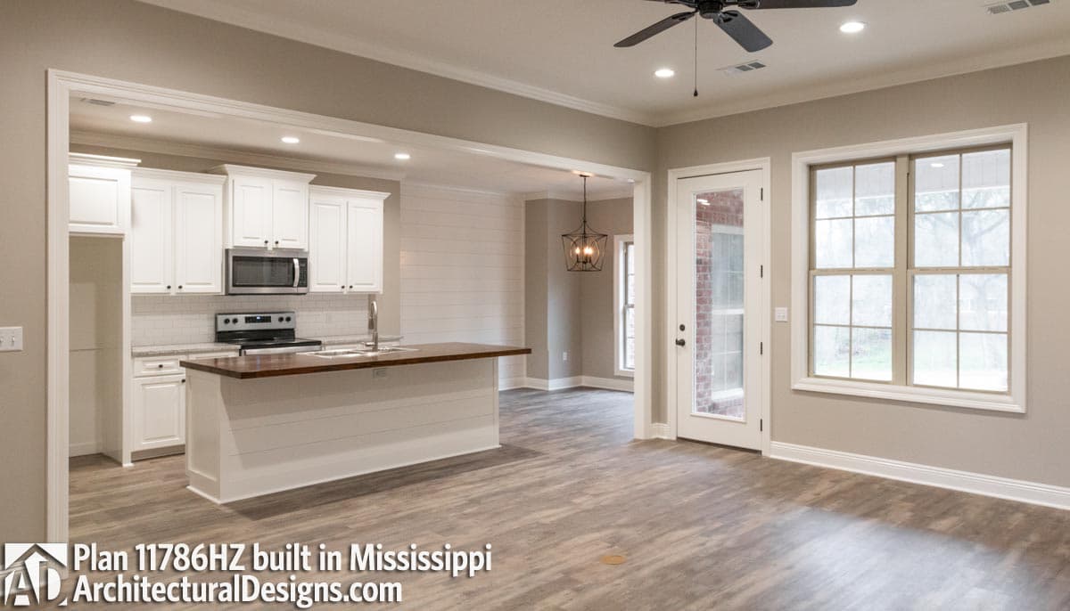 Plan 11786HZ: Traditional Home With Decorative Gabled Entry - Image #7 - Southern, Traditional