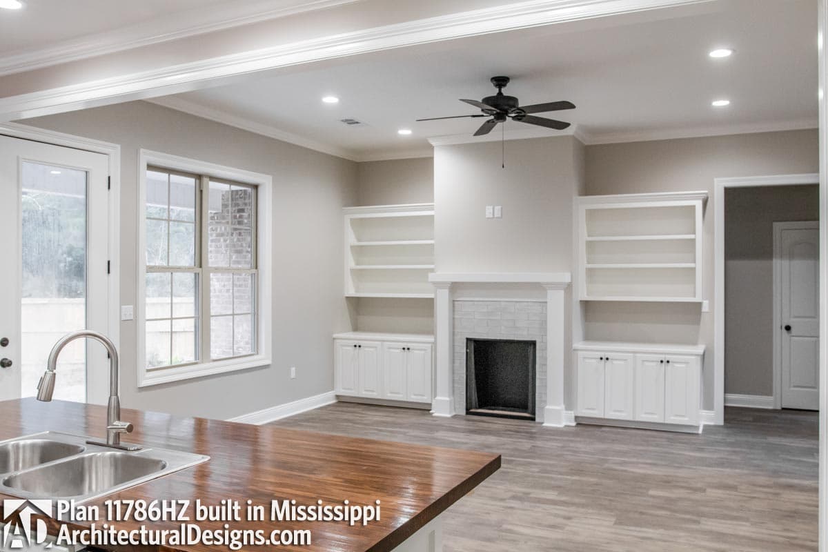 Plan 11786HZ: Traditional Home With Decorative Gabled Entry - Image #10 - Southern, Traditional