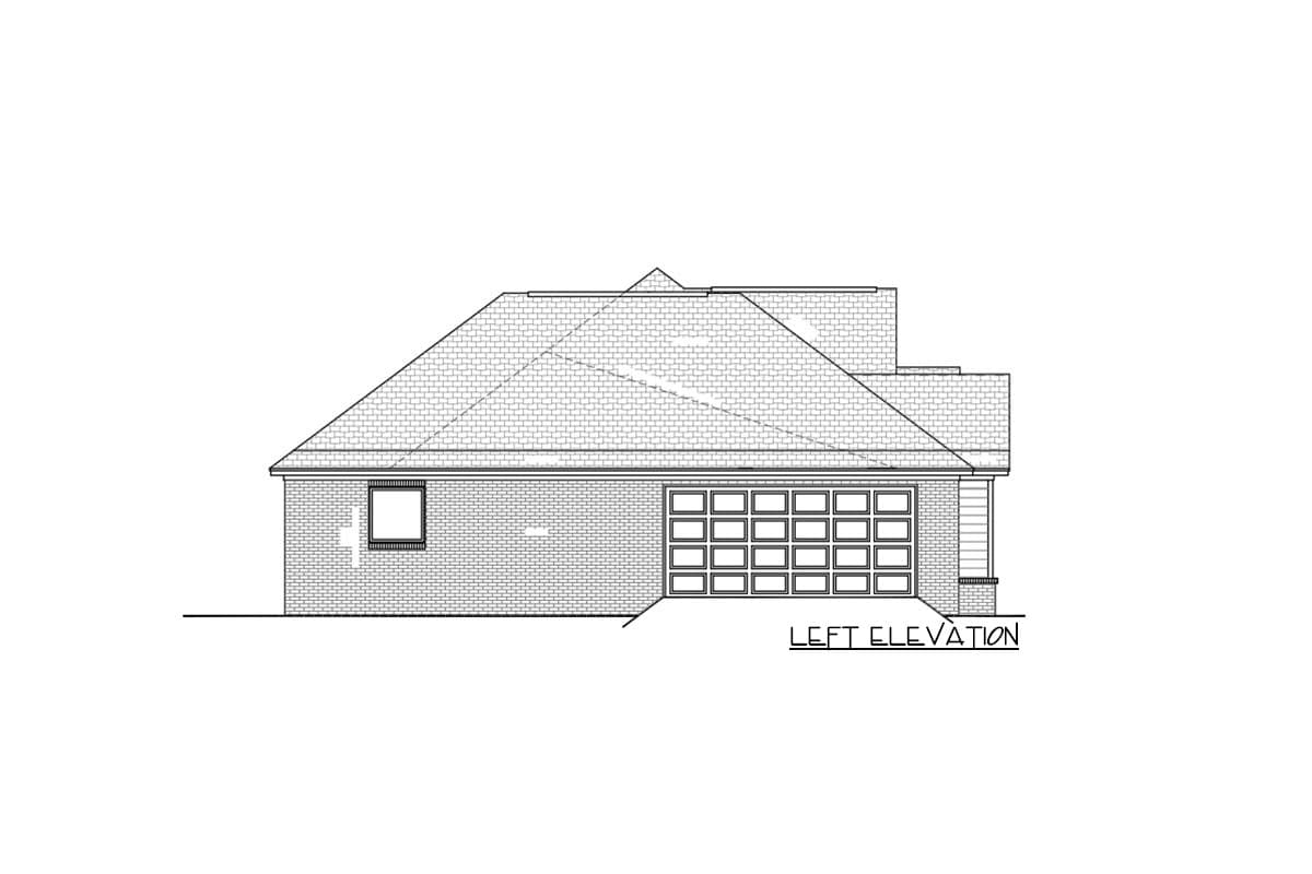 Plan 11797HZ: Split Bedroom House Plan With Open Floor Plan - 1769 Sq Ft - Image #18 - Country, Craftsman, Ranch, Traditional