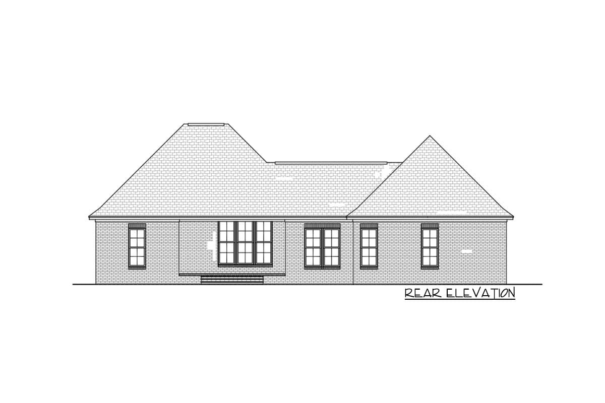 Plan 11797HZ: Split Bedroom House Plan With Open Floor Plan - 1769 Sq Ft - Image #19 - Country, Craftsman, Ranch, Traditional