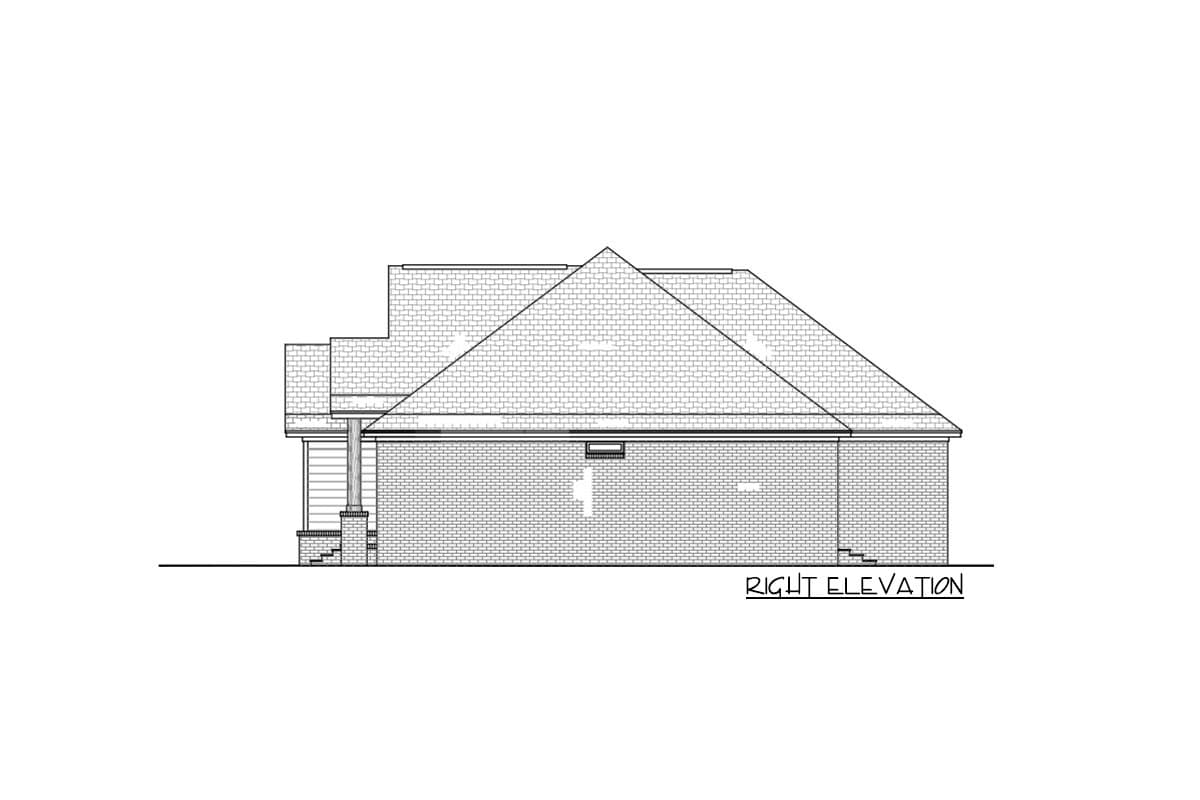 Plan 11797HZ: Split Bedroom House Plan With Open Floor Plan - 1769 Sq Ft - Image #20 - Country, Craftsman, Ranch, Traditional