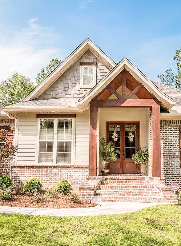 Plan 11797HZ: Split Bedroom House Plan With Open Floor Plan - 1769 Sq Ft - Image #6 - Country, Craftsman, Ranch, Traditional