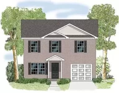 Economical Design with Large Master Suite - 1405 Sq Ft