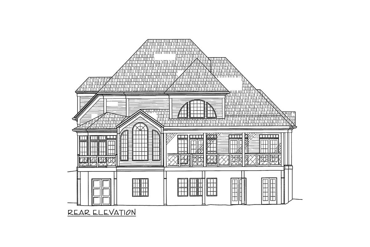Plan 12002JL: Elegant Southern European House Plan with First-Floor Master and Formal Dining - Image #4 - European, Southern