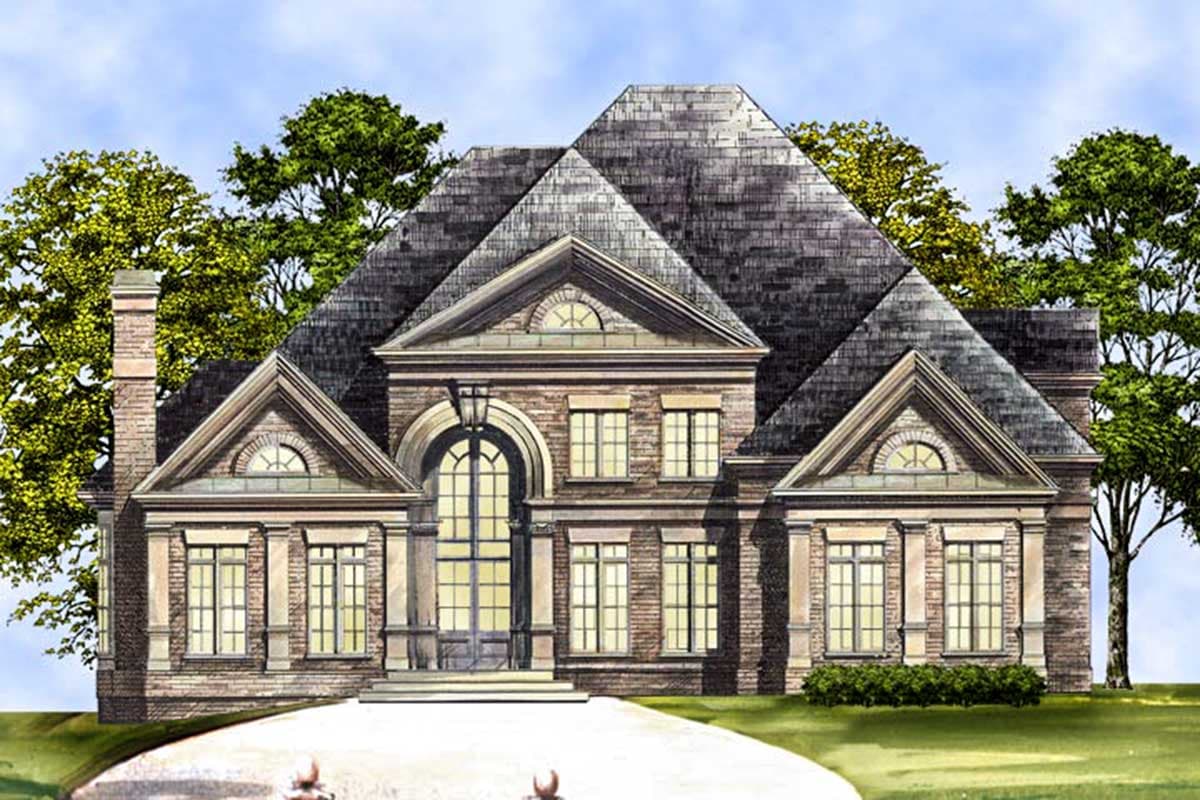 Plan 12007JL: Grand Georgian Home Plan - Image #21 - European, Georgian, Traditional