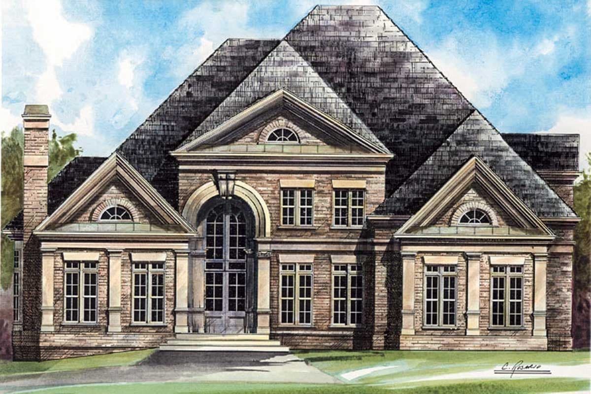 Plan 12007JL: Grand Georgian Home Plan - Image #22 - European, Georgian, Traditional