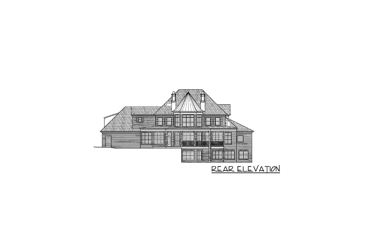 Plan 12073JL: Luxury Home Plan with Elegant Interior - 3912 Sq Ft - Image #9 - European, Traditional