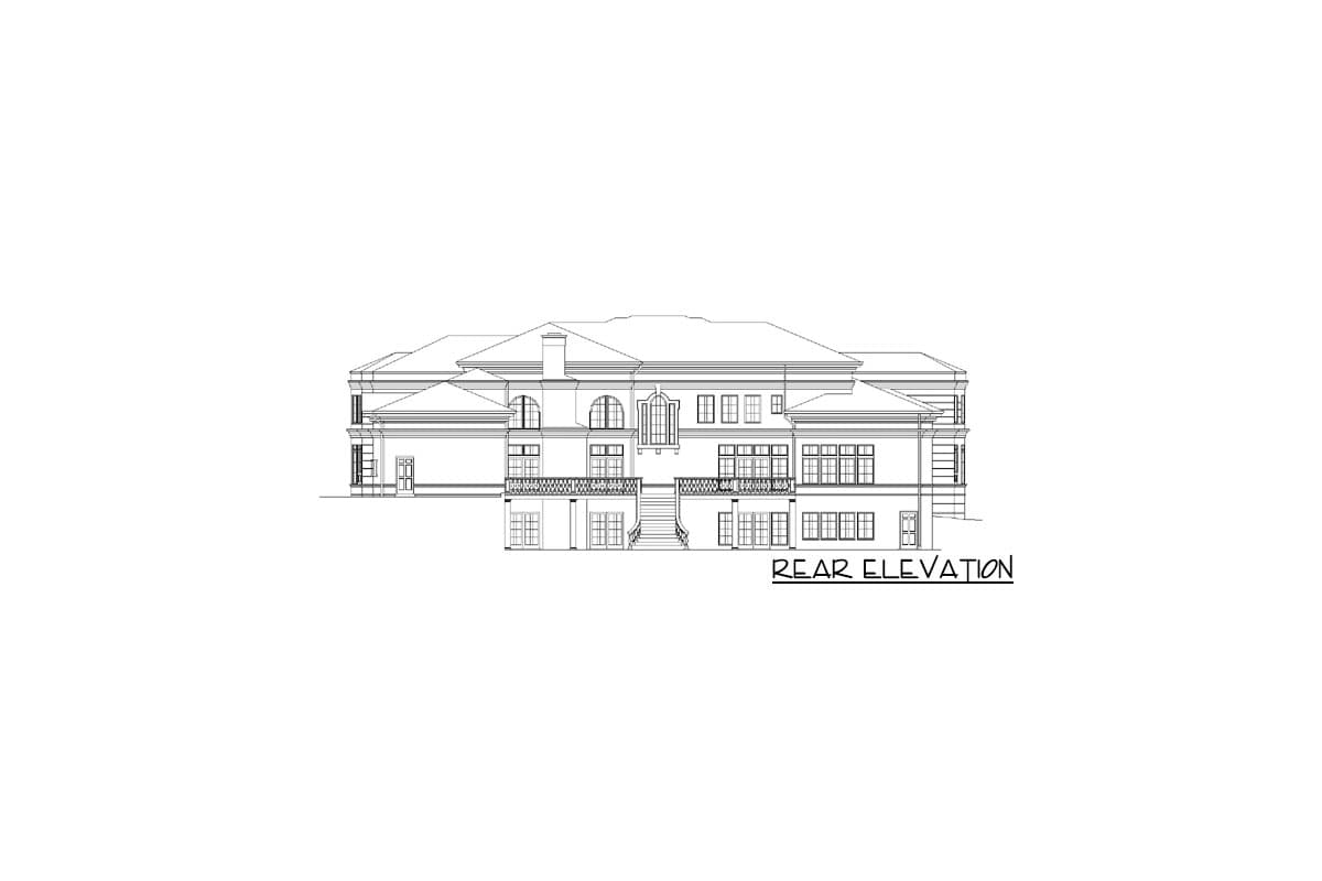 Plan 12208JL: Luxury House Plan with a Refined Palatial Facade - 6076 Sq Ft - Image #31 - European, Georgian, Traditional