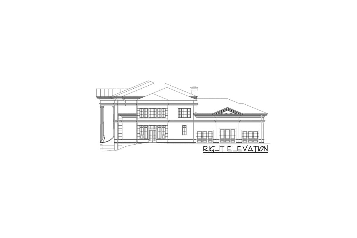 Plan 12208JL: Luxury House Plan with a Refined Palatial Facade - 6076 Sq Ft - Image #32 - European, Georgian, Traditional