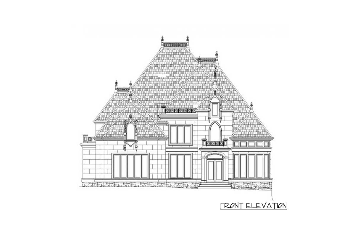 Plan 12217JL: Majestic Storybook Castle - Image #8 - European, French Country