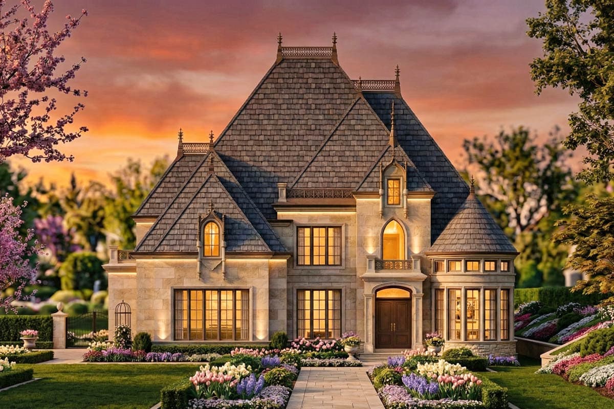 Plan 12217JL: Majestic Storybook Castle - Image #3 - European, French Country