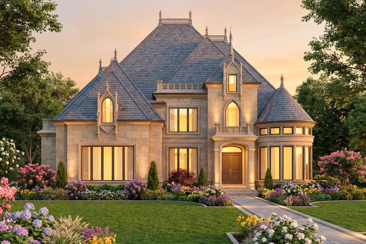 Plan 12217JL: Majestic Storybook Castle - Image #4 - European, French Country