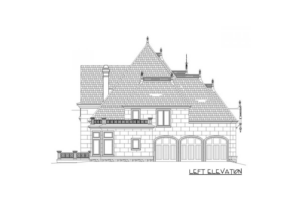 Plan 12217JL: Majestic Storybook Castle - Image #9 - European, French Country