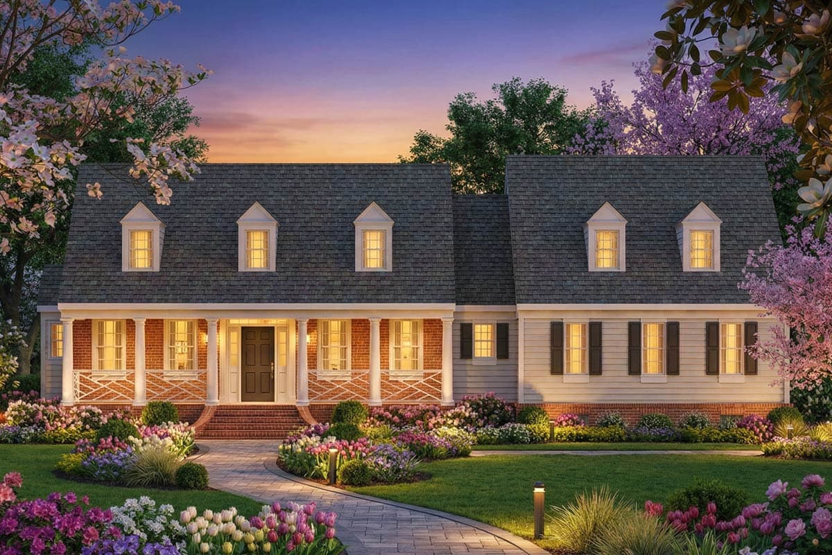 Plan 12254JL: Cape Cod House Plan with 3 Beds and Optionally Finished Basement - Image #3 - Cape Cod, Cottage, Country