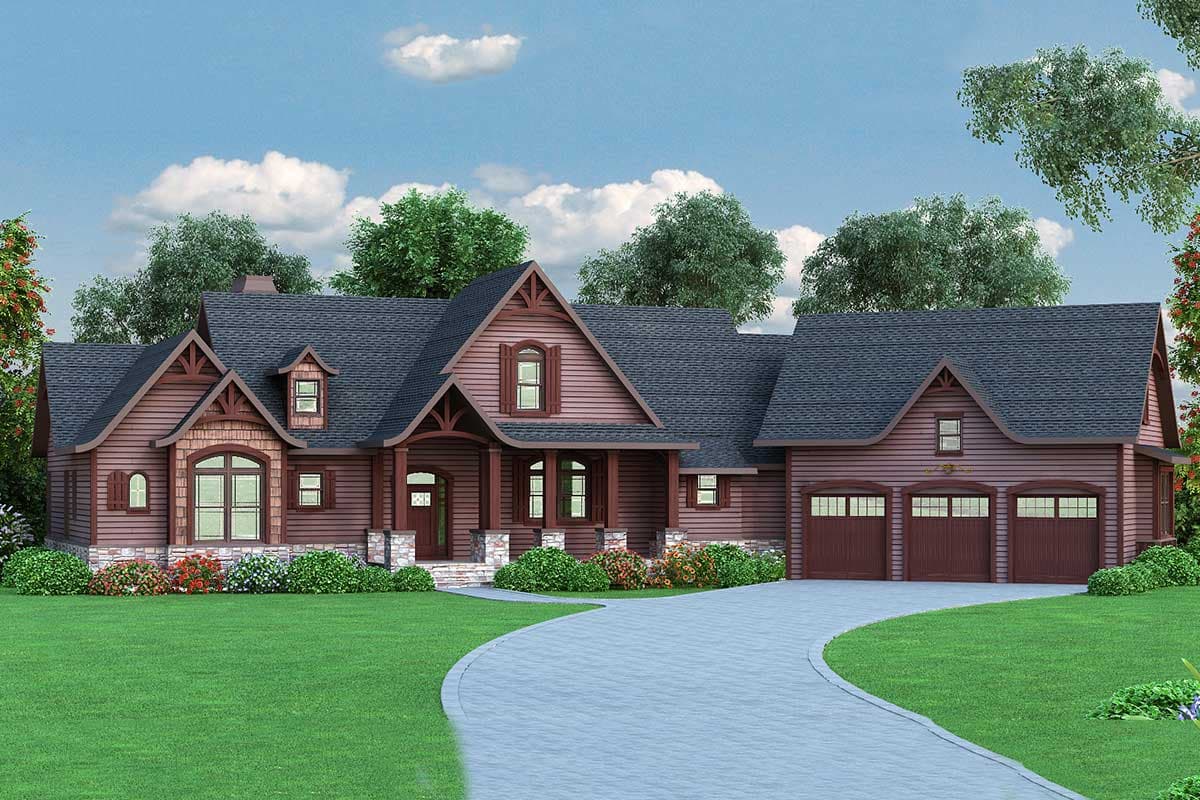 Plan 12261JL: Luxurious Lodge-Like Living - 2499 Sq Ft - Image #21 - Craftsman, Mountain, Traditional
