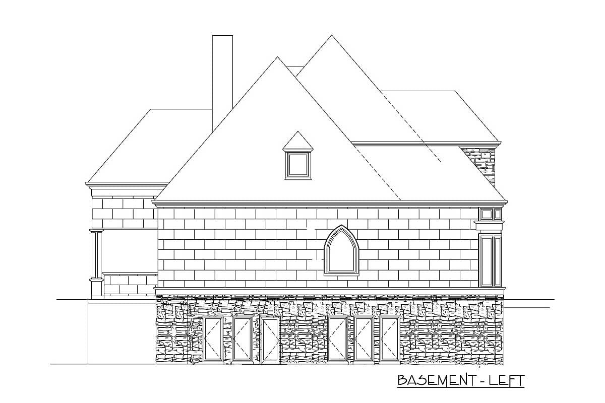 Plan 12264JL: Elegant Home Plan with 2 Master Suites - 3308 Sq Ft - Image #7 - European