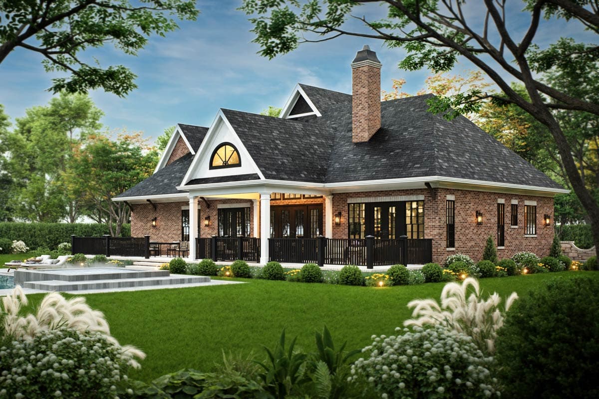 Plan 12271JL: Classic House Plan with In-Law Apartment Option - 1999 Sq Ft - Image #26 - European, Traditional