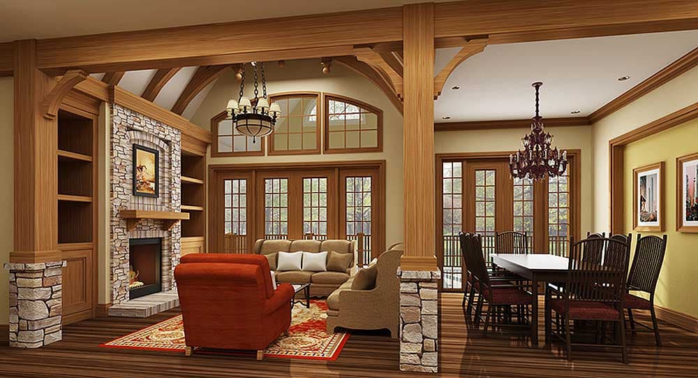 Plan 12271JL: Classic House Plan with In-Law Apartment Option - 1999 Sq Ft - Image #23 - European, Traditional