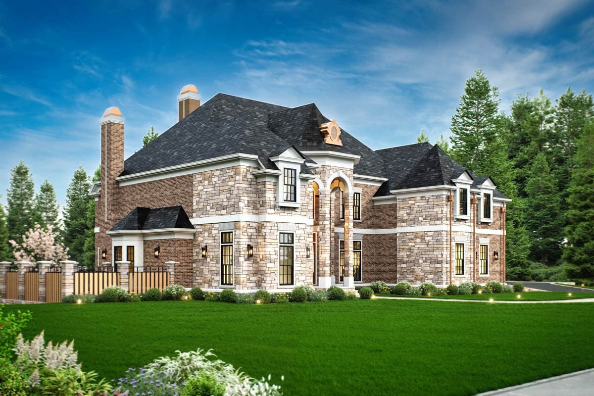 Plan 12272JL: The Prestige of Your Own Castle - Image #4 - European