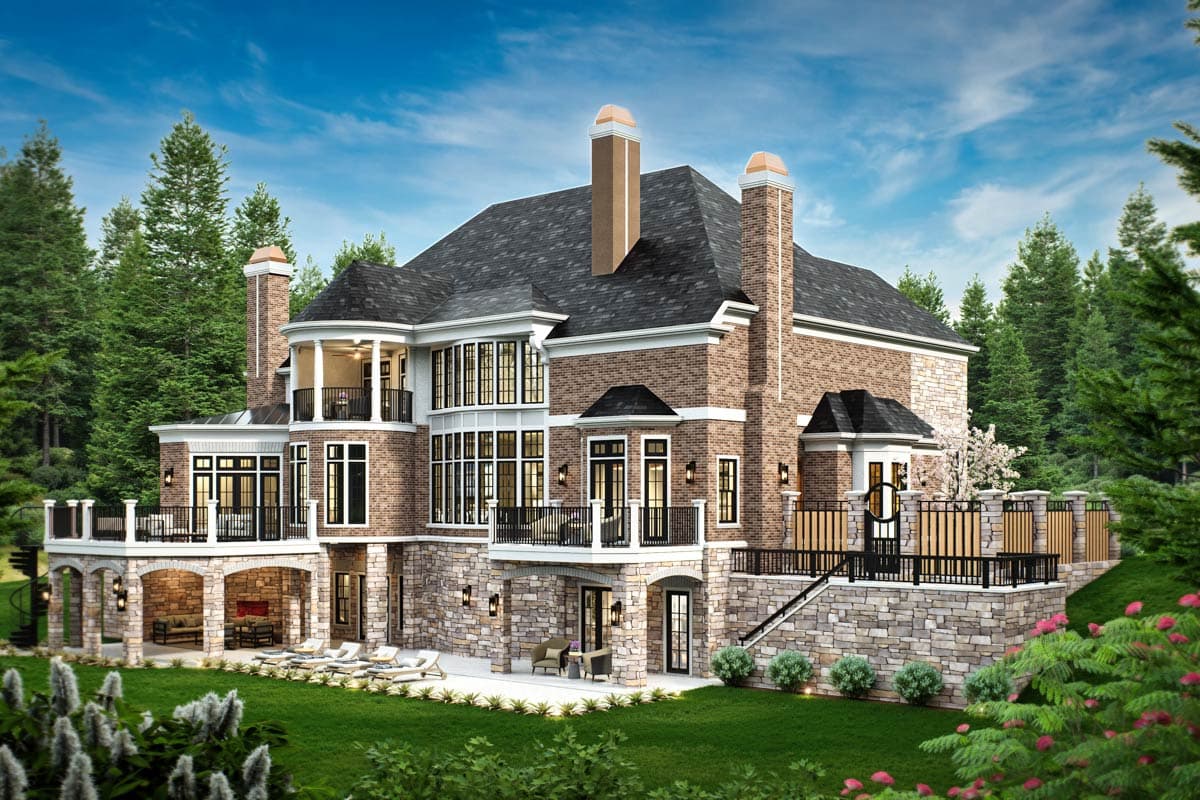 Plan 12272JL: The Prestige of Your Own Castle - Image #7 - European