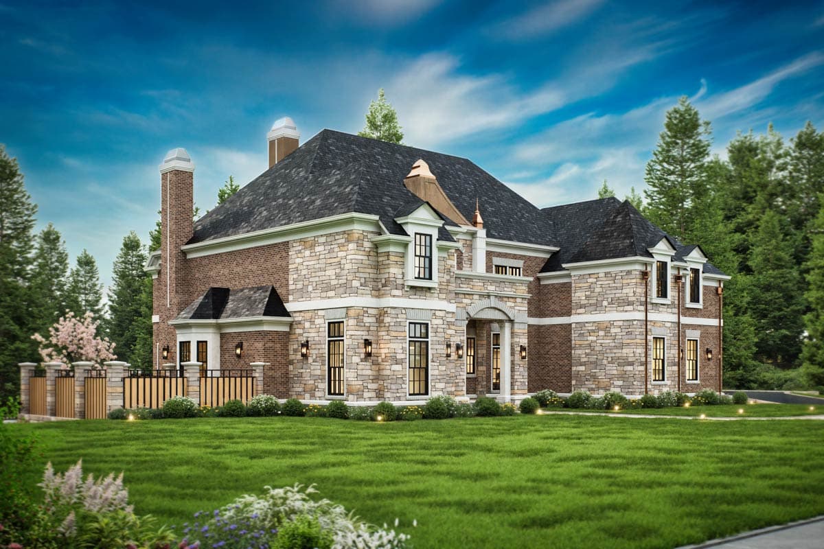 Plan 12273JL: The Prestige of Your Own Castle - Image #5 - European