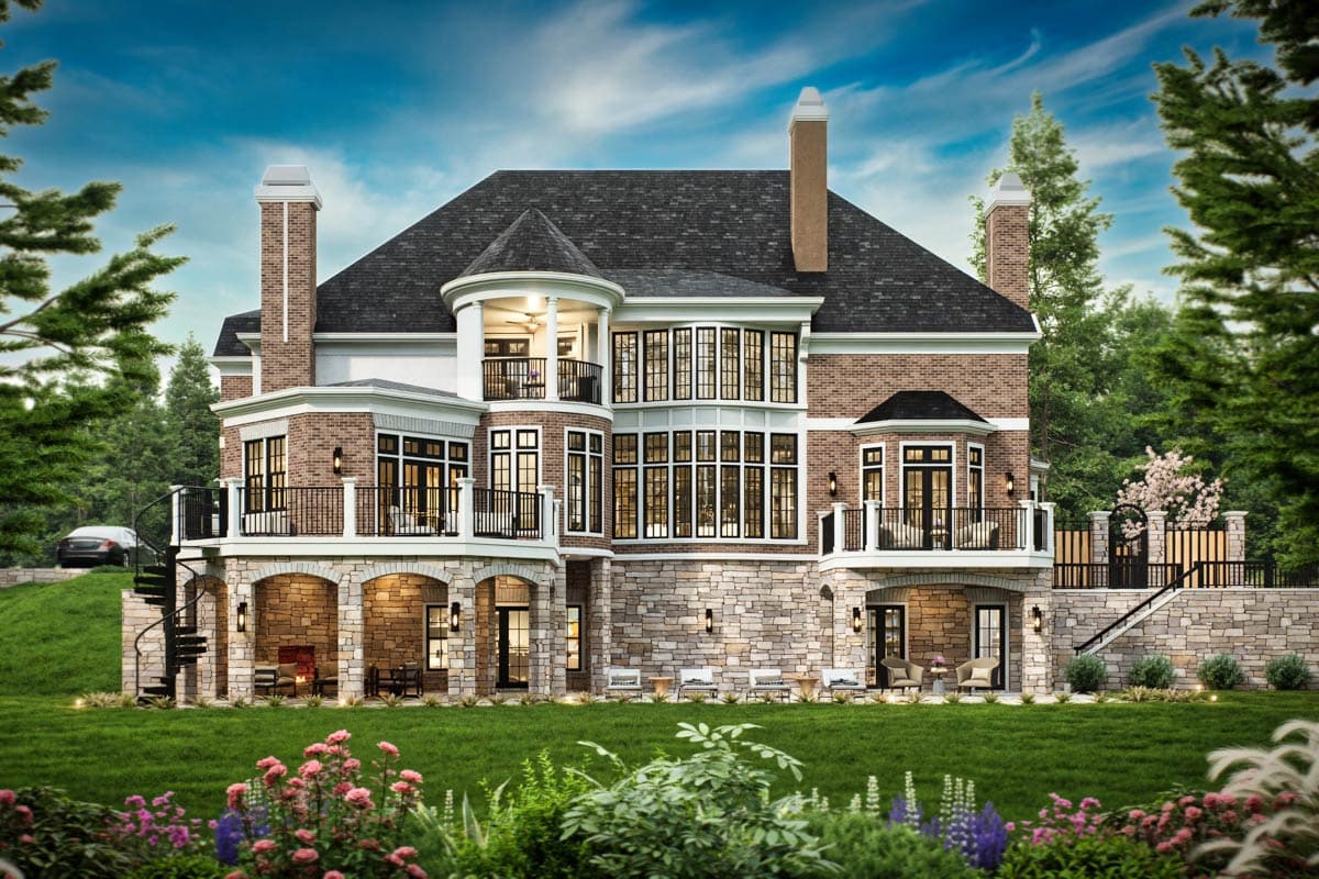 Plan 12273JL: The Prestige of Your Own Castle - Image #6 - European