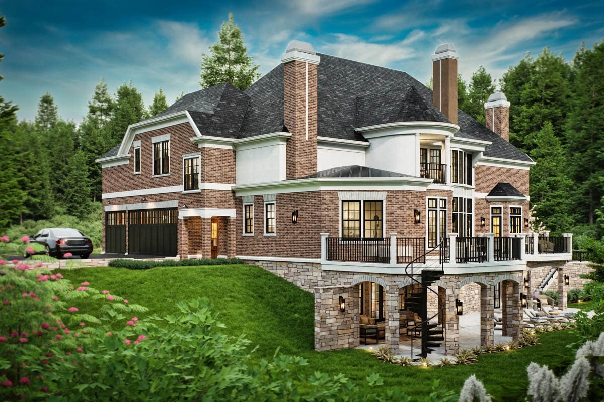 Plan 12273JL: The Prestige of Your Own Castle - Image #7 - European