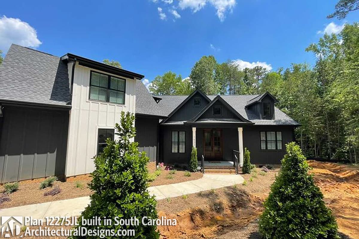 build gallery item - Architectural Designs House Plan 12275JL comes to life in South Carolina